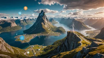 Norge, kryptovaluta, hub, blokkjedeteknologi, fornybar energi, regulering, investering, utdanning