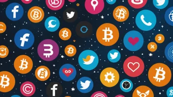 kryptovaluta, sosiale medier, Bitcoin, investering, markedsanalyser, digital valuta, blockchain teknologi
