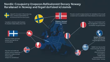 kryptovaluta regulering, nordiske land, Sverige, Norge, Danmark, Finland, Island, blokkjedeteknologi, investering